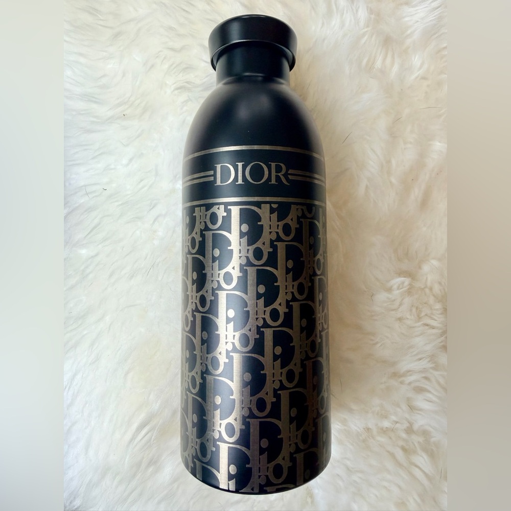 Dior Navy Blue Stainless Water Tumbler/Crossbody Bag With Dust bag Box & Bag GWP - Picture 9 of 16